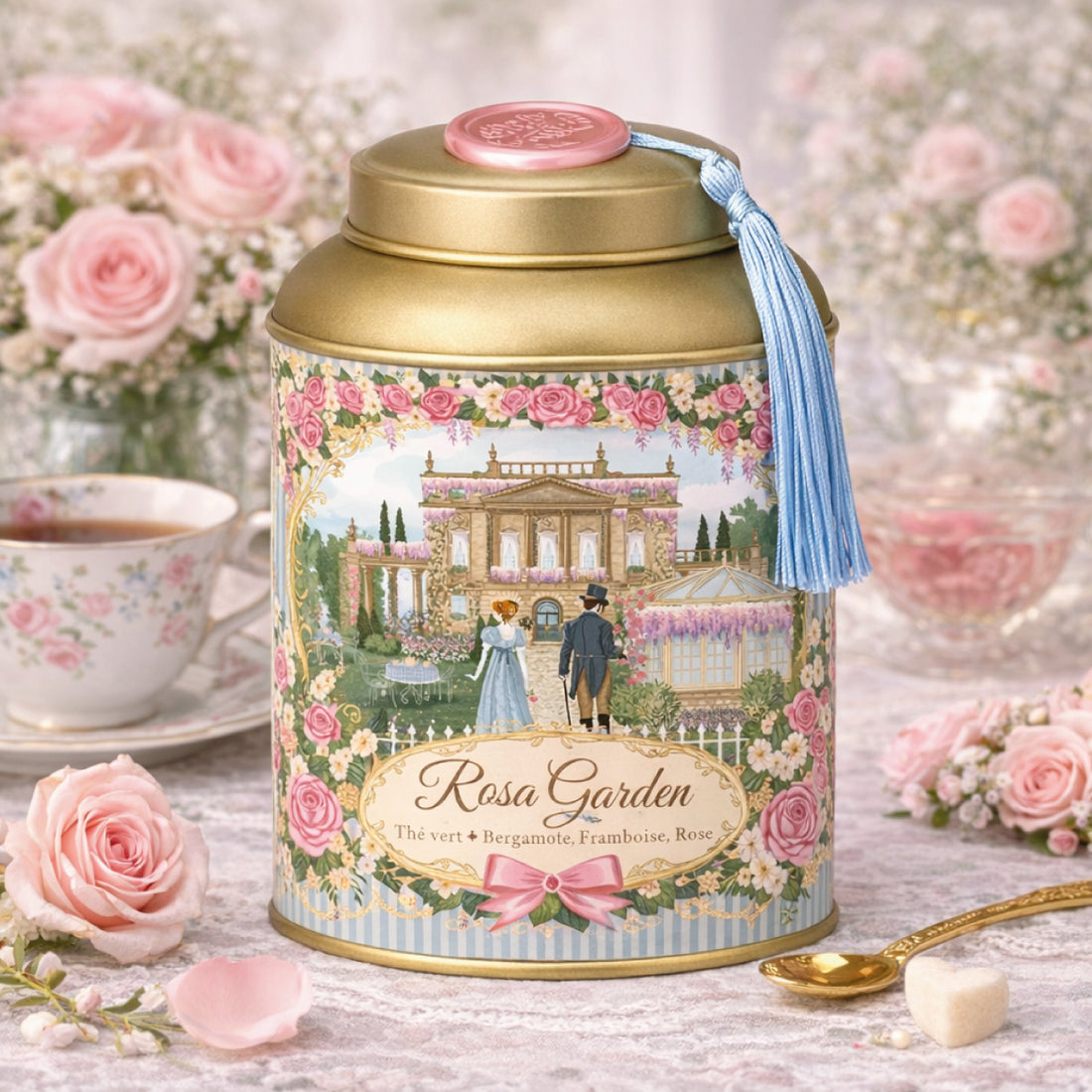 Thé vert Rosa Garden - Création Exclusive