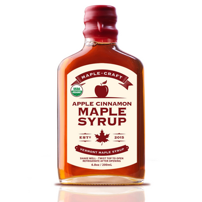 Sirope de arce ecológico con manzanas y canela - 200 ml