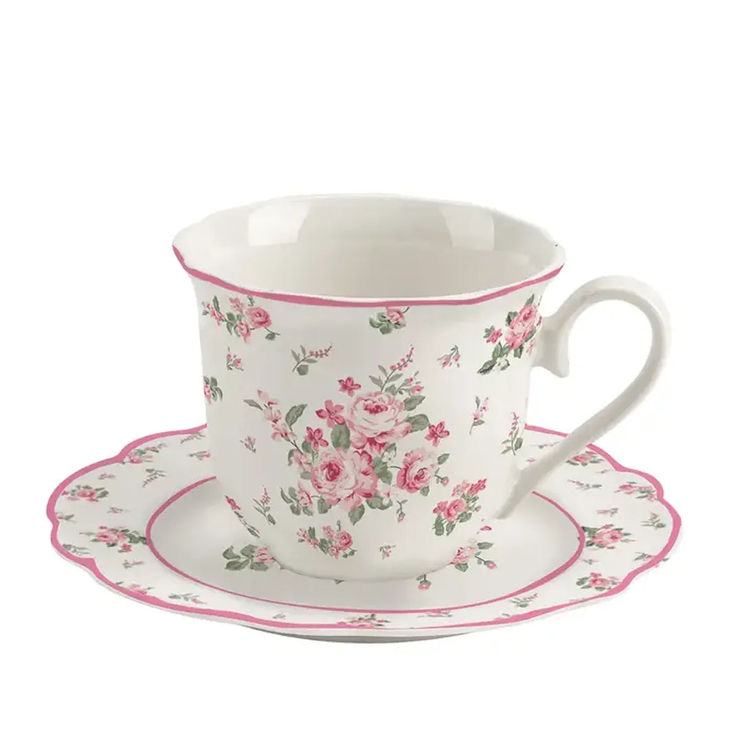 Tasse et soucoupe "Jardin de Bella" (300 ml)