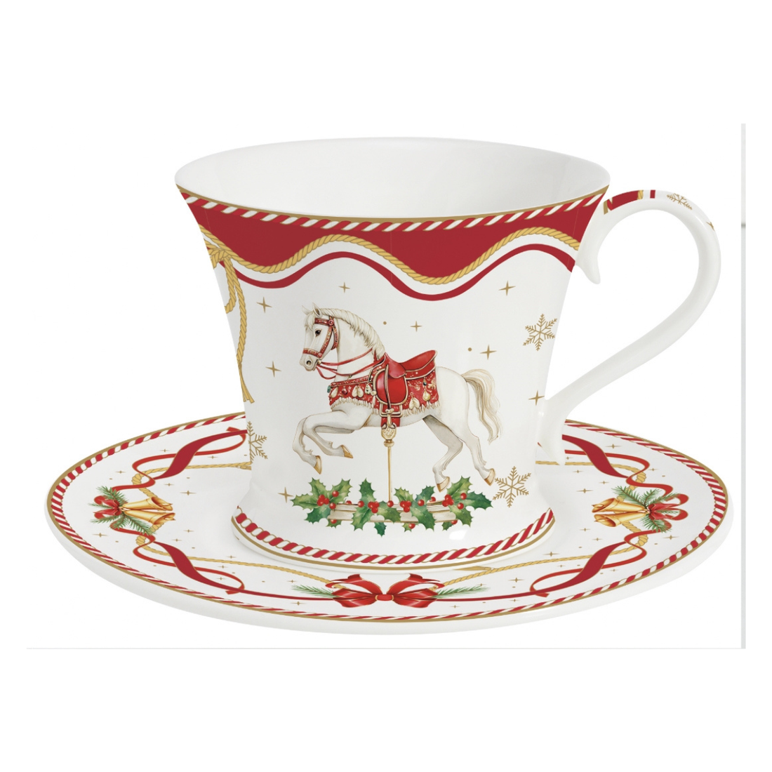 Tasse à thé + soucoupe &quot;Contes de Noël&quot; (200 ml)