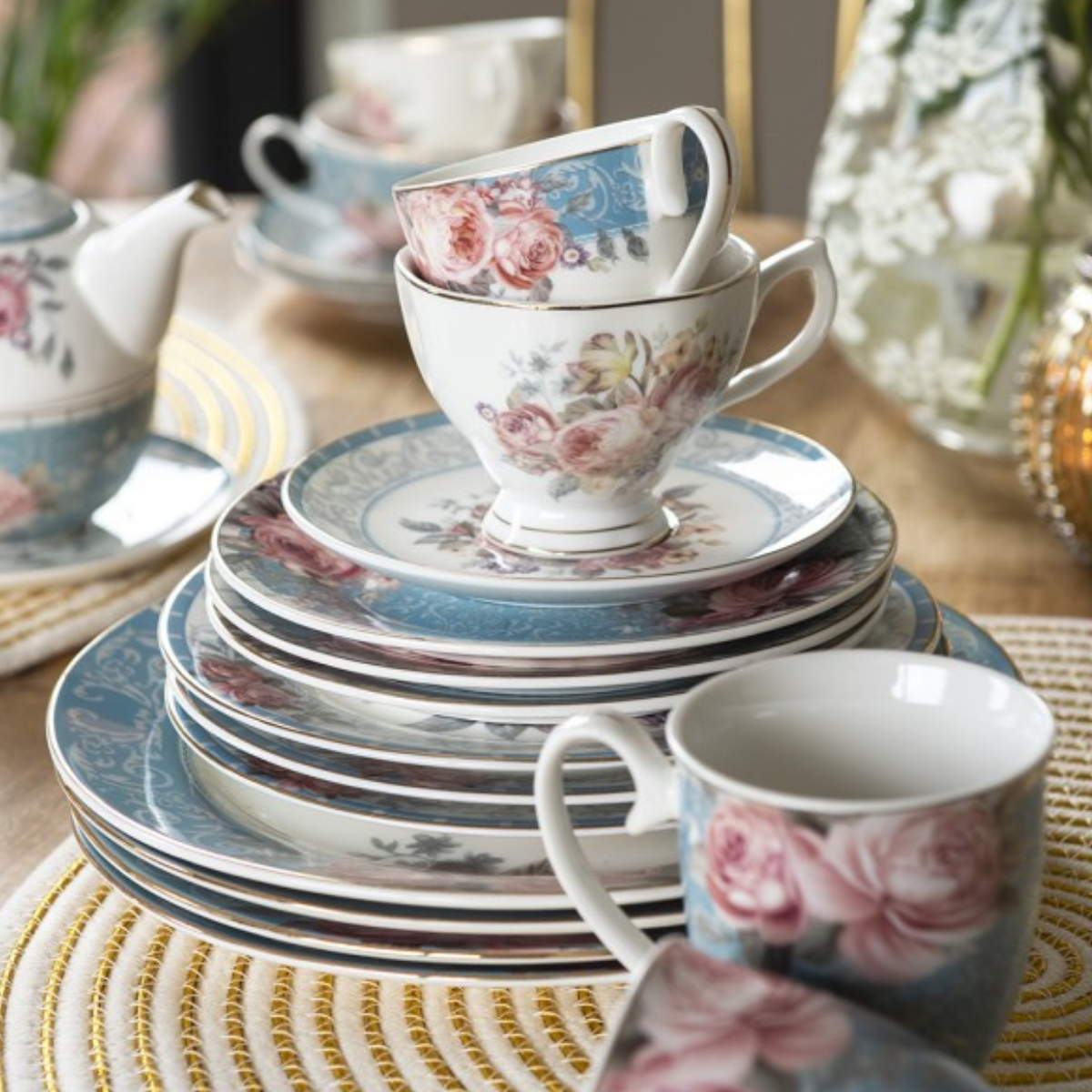 Tasse anglaise et soucoupe "Bridgerton" (220 ml)