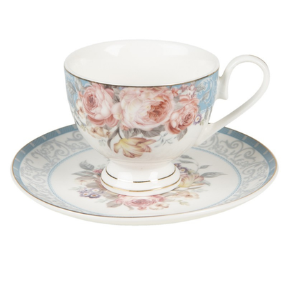 Tasse anglaise et soucoupe "Bridgerton" (220 ml)