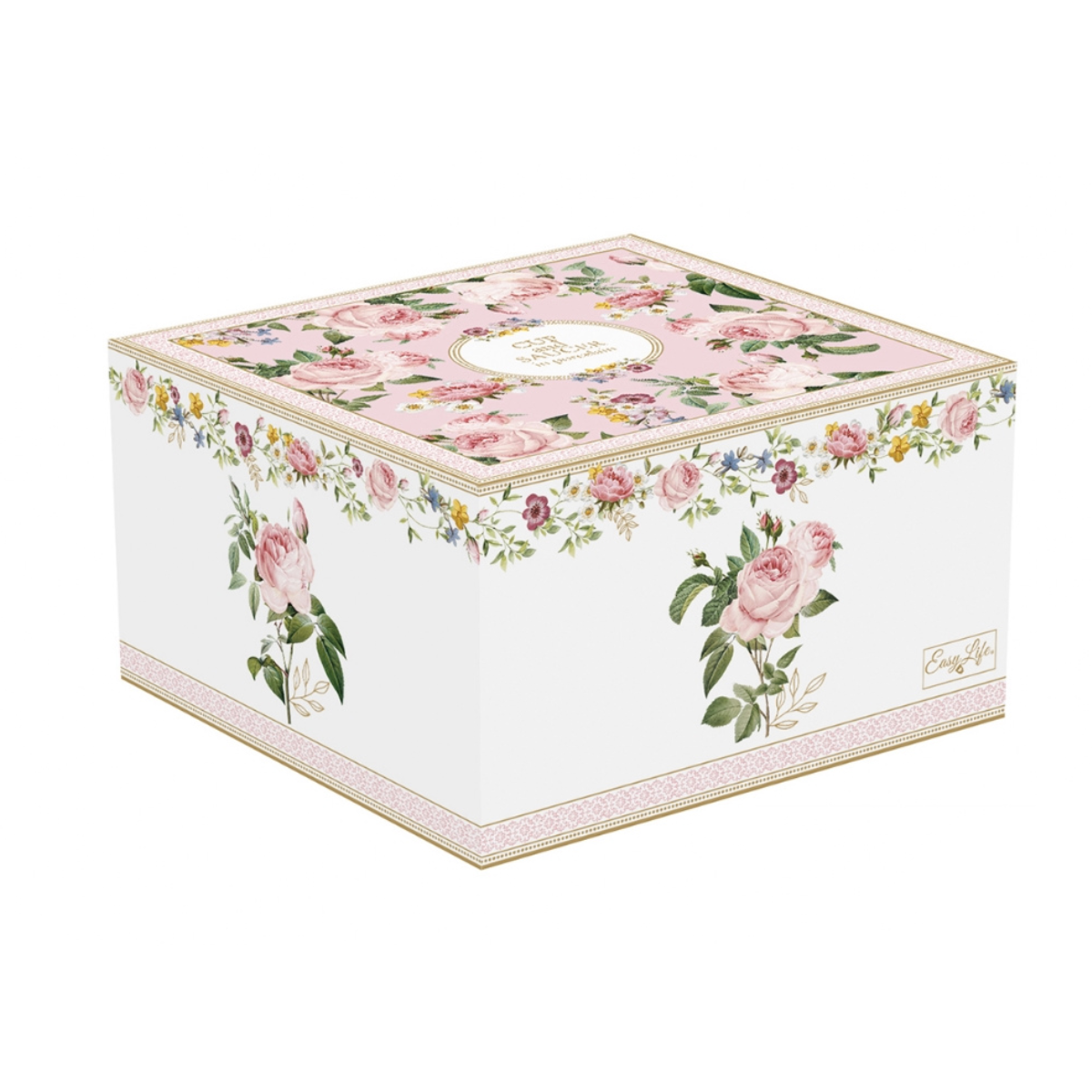 Tasse à thé et soucoupe "Chant des roses" (200 ml)