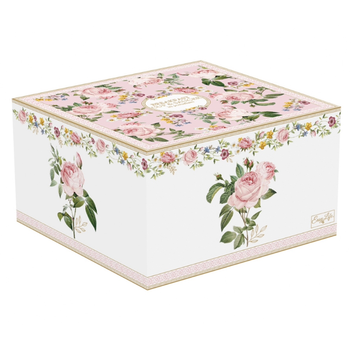 Tasse à thé et soucoupe "Chant des roses" (350 ml)