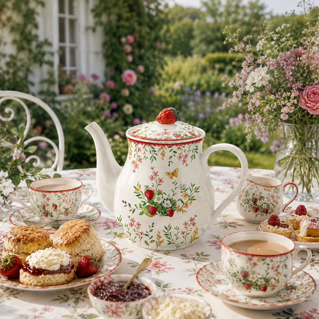 Théière Jardin des fraises (900 ml)