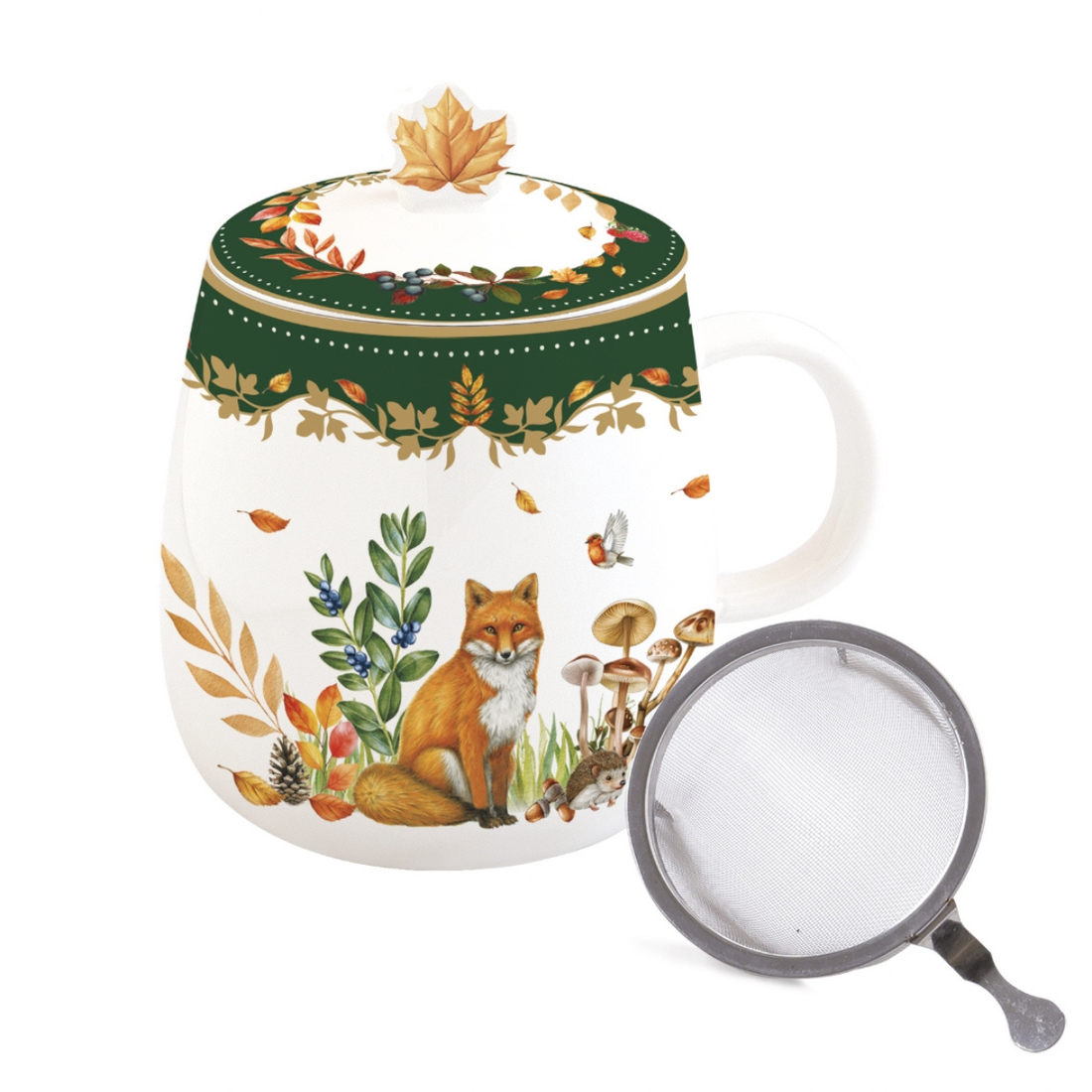 Tisanière renard "Rêverie dans la Forêt" (450 ml)