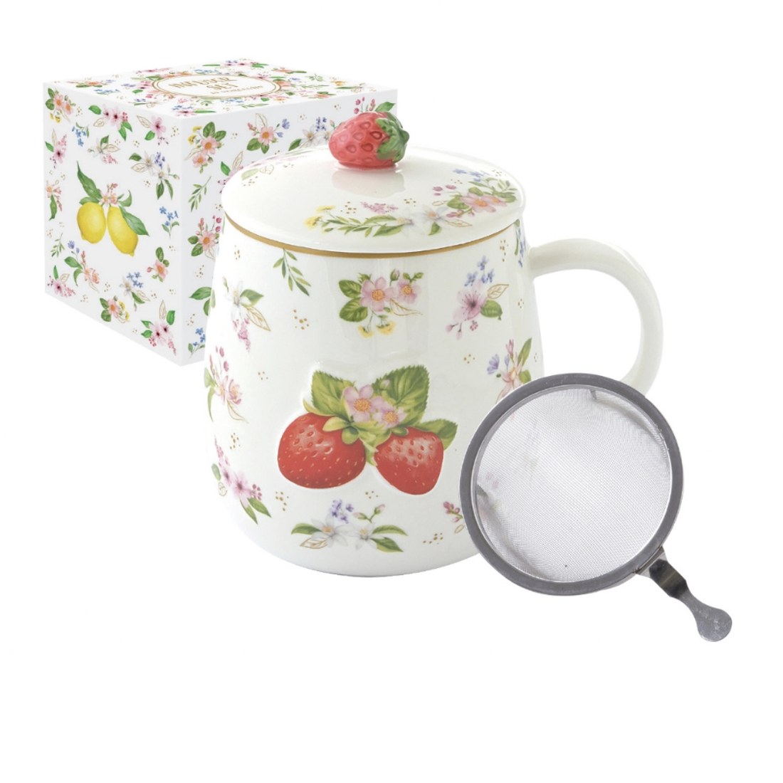 Tisanière Le Verger anglais - Fraise (450 ml)