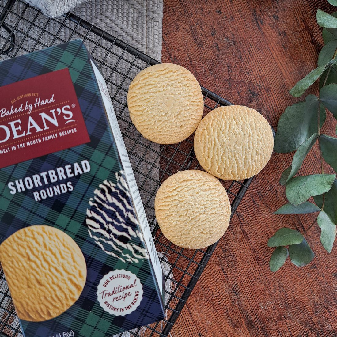 Shortbreads ronds traditionnels fabriqués en Écosse (130g)