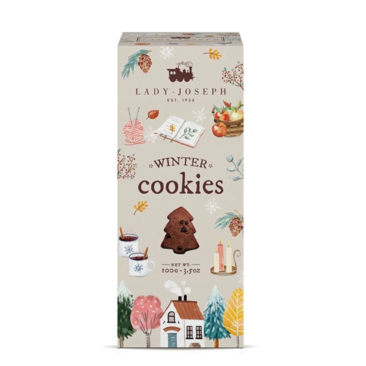 Biscuits au chocolat édition Hiver (100 g)