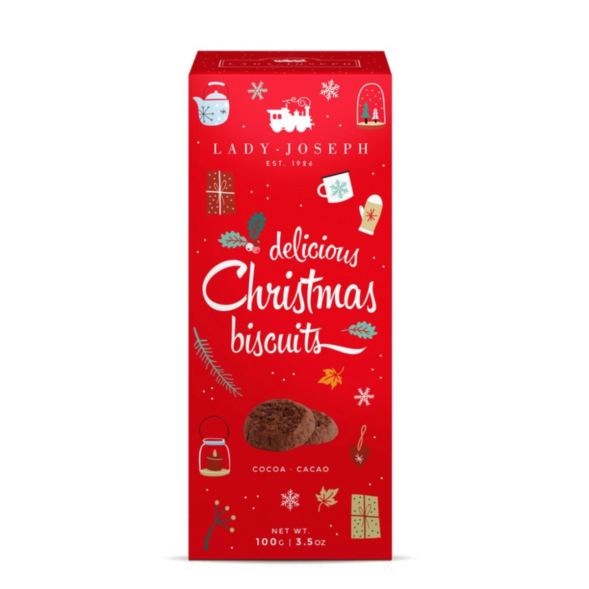 Cookies au chocolat édition de Noël (100 g)