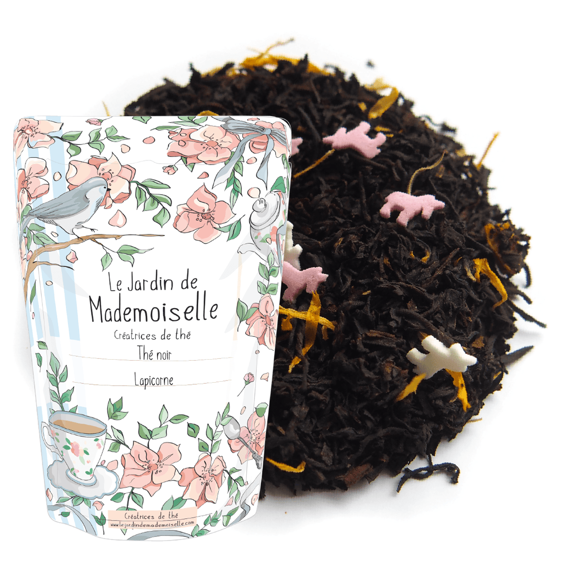Lapicorne thé noir assam abricot peche biologique