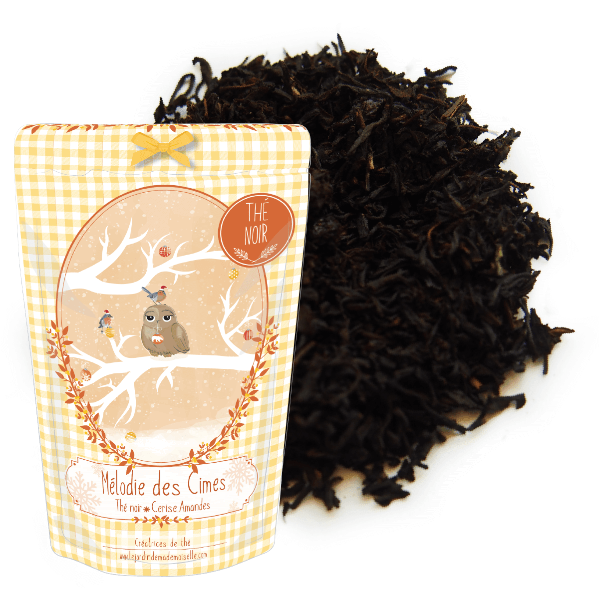 thé noir cerise amande mélodie des cimes noel