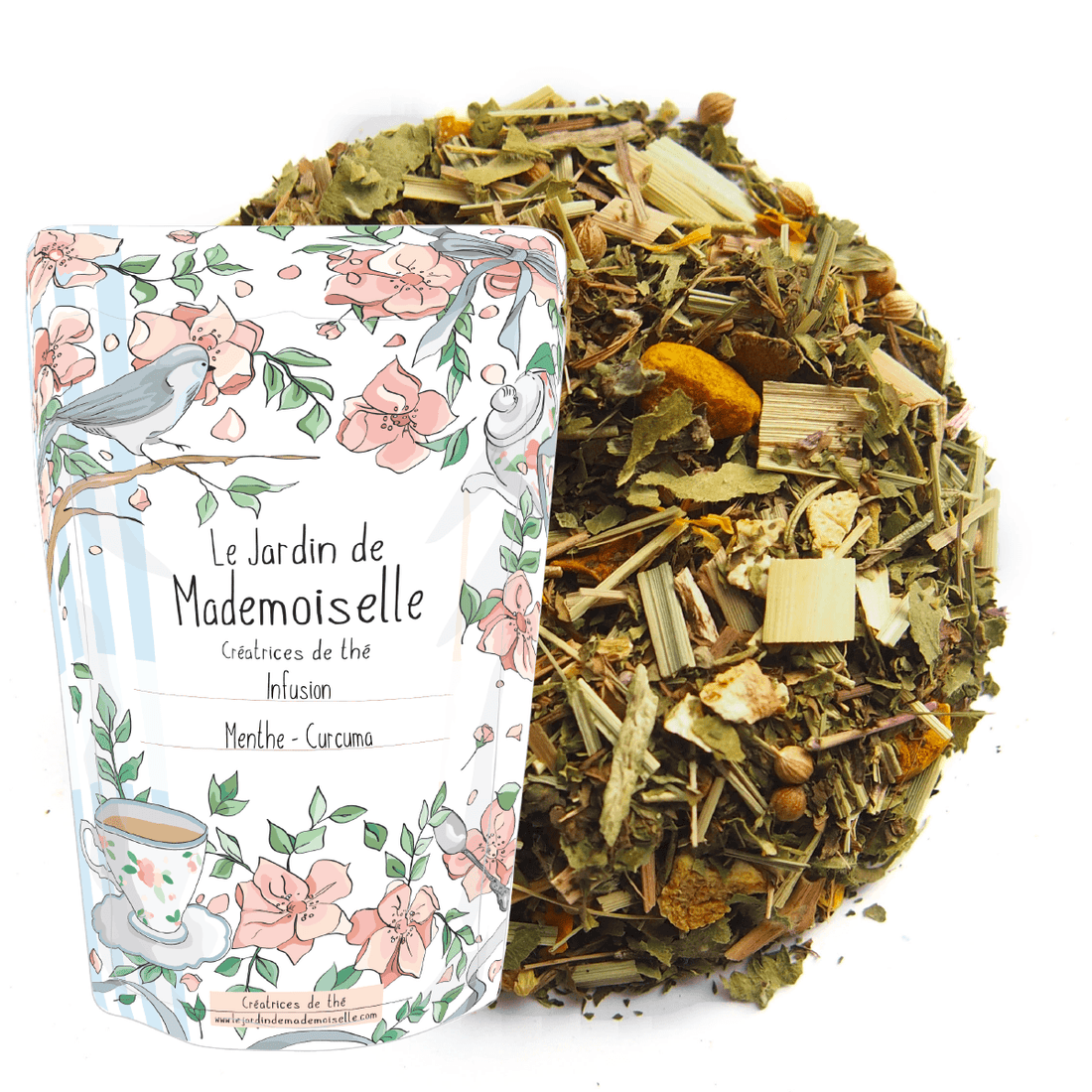 infusion menthe curcuma detox