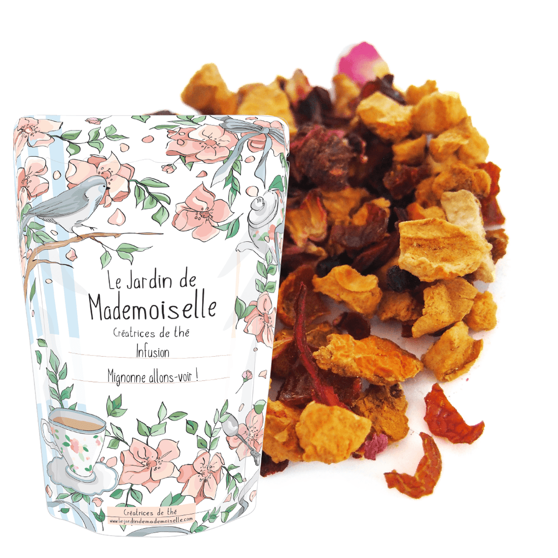 infusion Mignonne allons voir pomme rose hibiscus