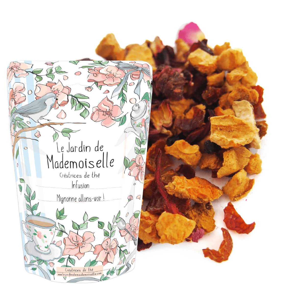 infusion Mignonne allons voir pomme rose hibiscus