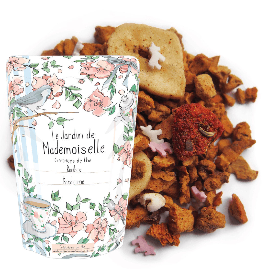 rooibos infusion the pandicorne gourmad banane popcorn vanille framboise