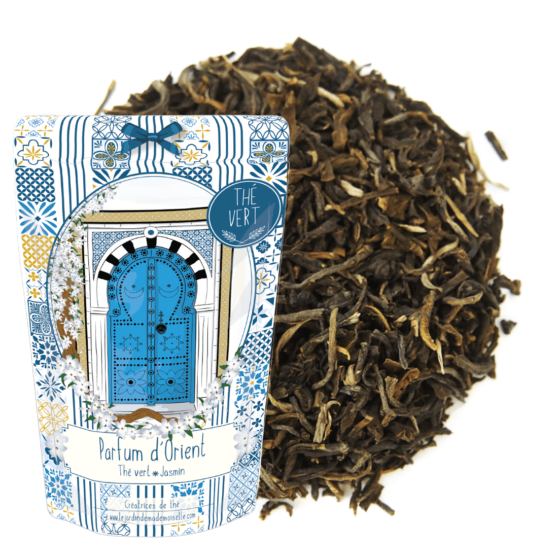 thé vert jasmin fleur chine rare doux amertume
