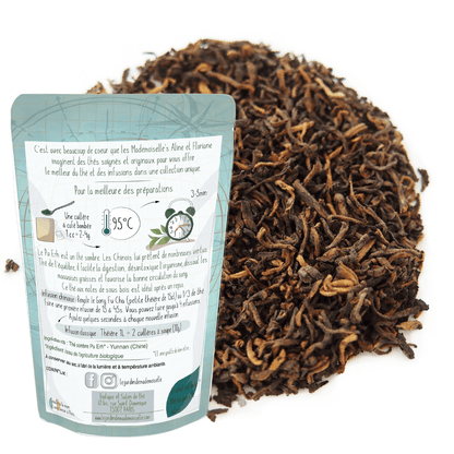 puerh thé sombre fermenté premium chine grand cru yunnan
