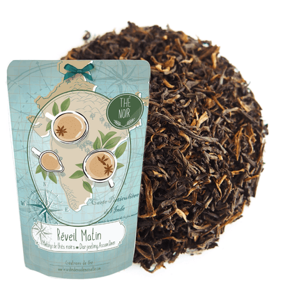 reveil matin mélange de thé noirs pour le matin darjeeling assam qimen