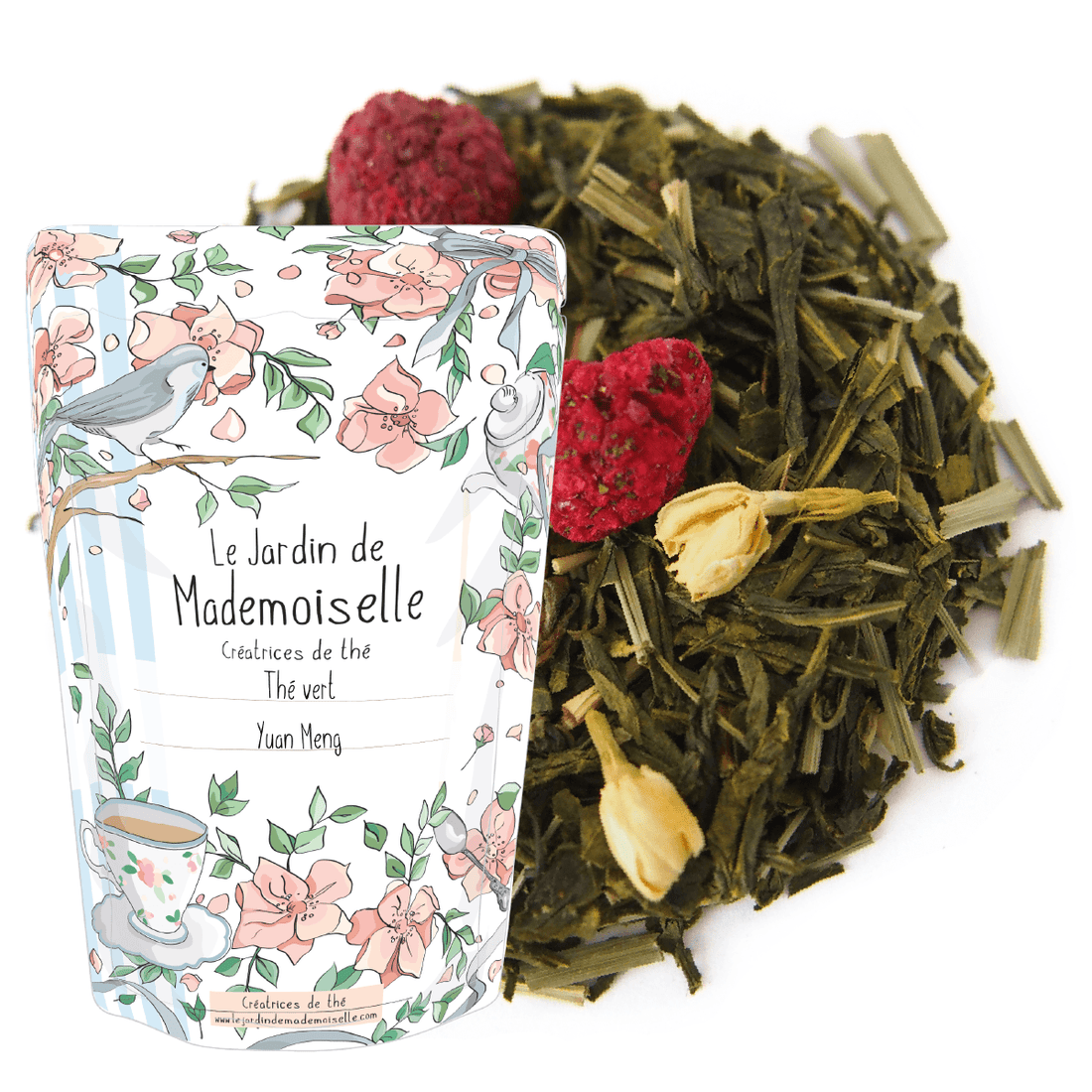 Thé vert Yuan Meng bambou framboise biologique