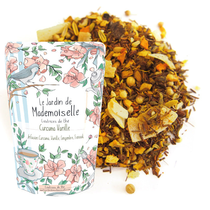 rooibos curcuma vanille pour lait d&