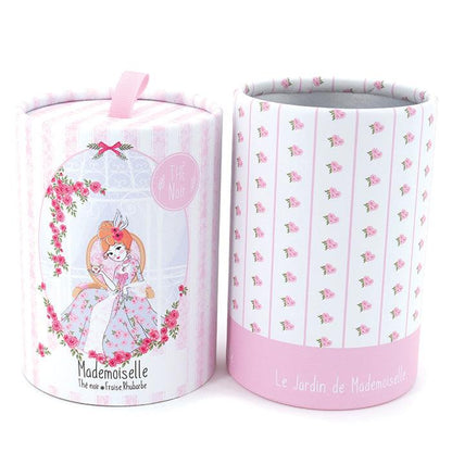 thé noir fraise rhubarbe mademoiselle boite ecoresponsable